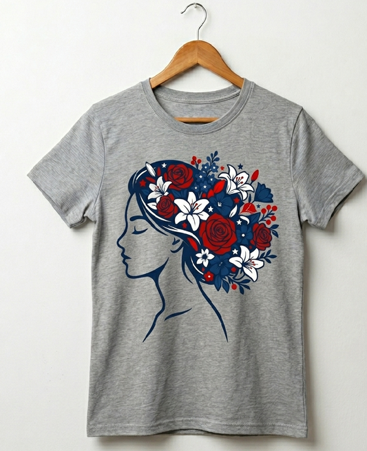 01 Custom T-Shirt – High-Definition DTF Print (July 4th)