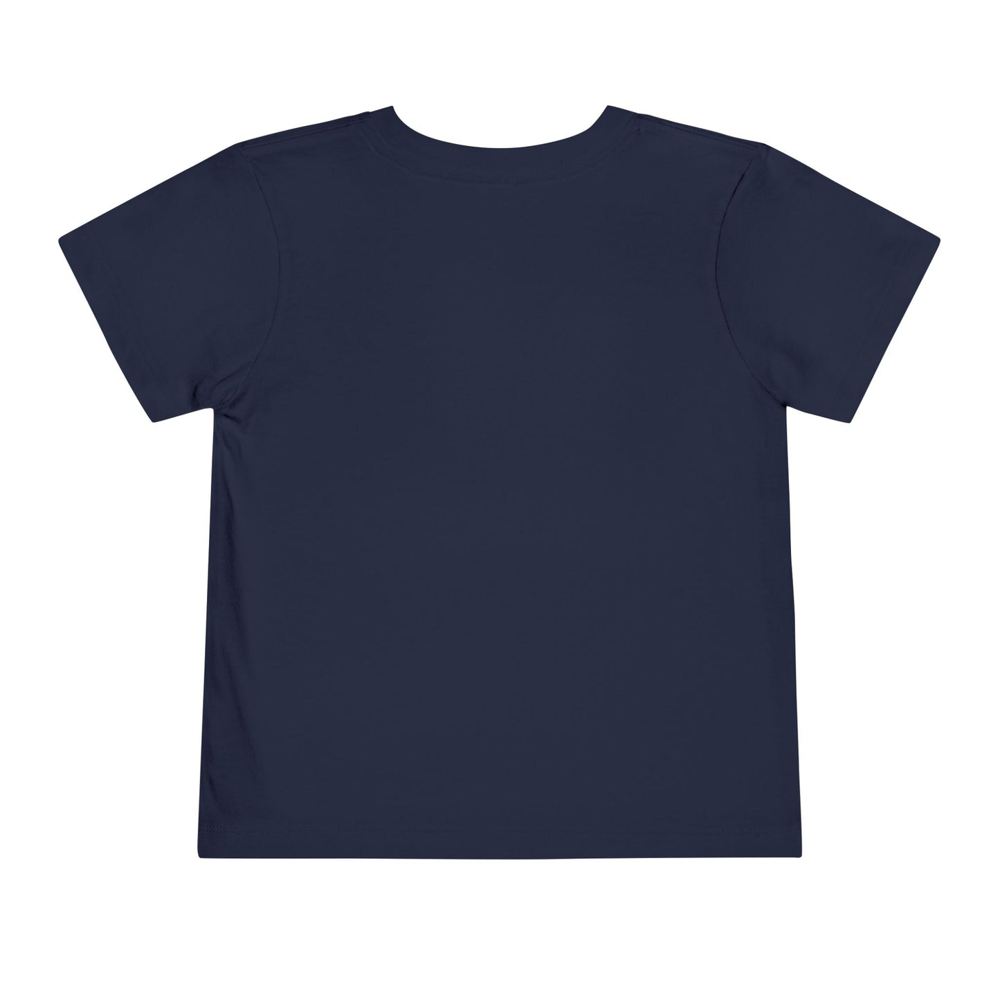 Toddler Tee - Patriotic Pup on American Flag Scooter (4th of July Kids Shirt)