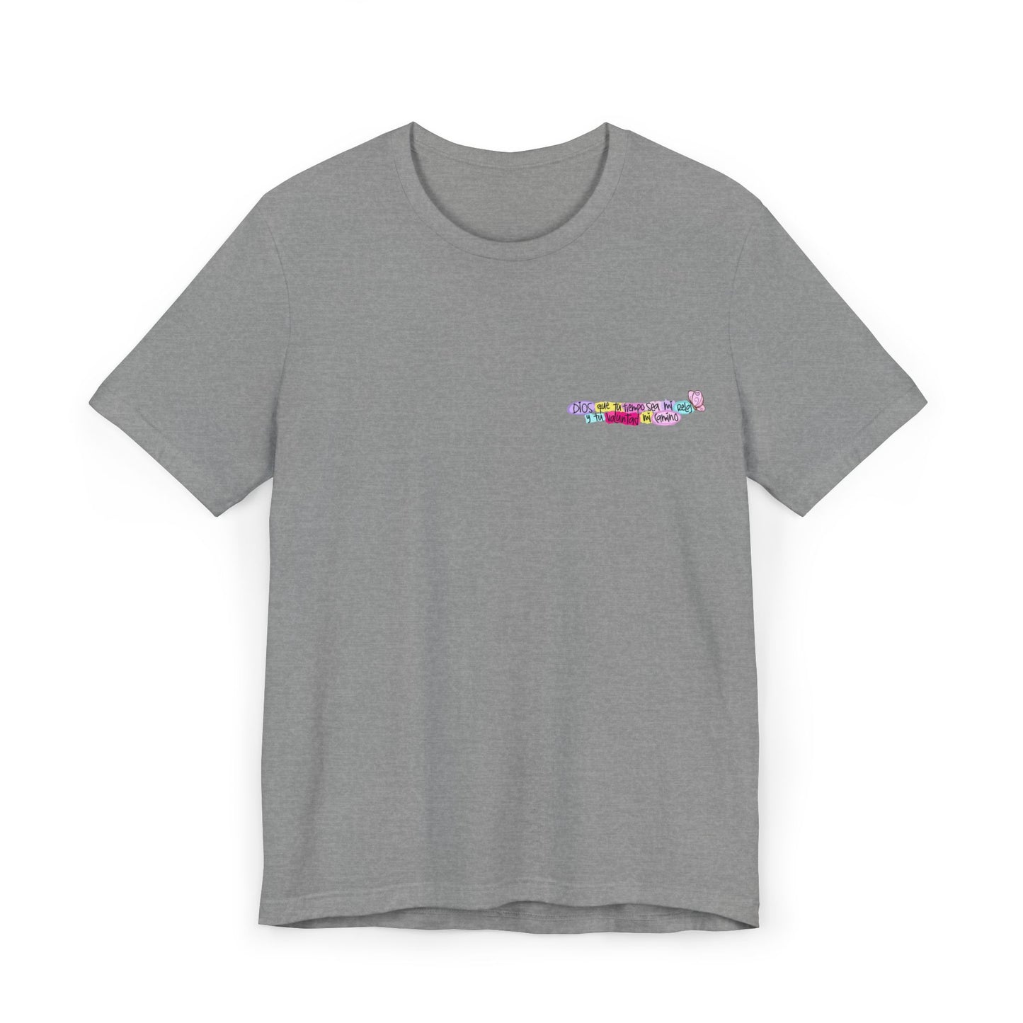T-Shirt — Colorful Tiny Camper Graphic (Travel Van Chest Print)