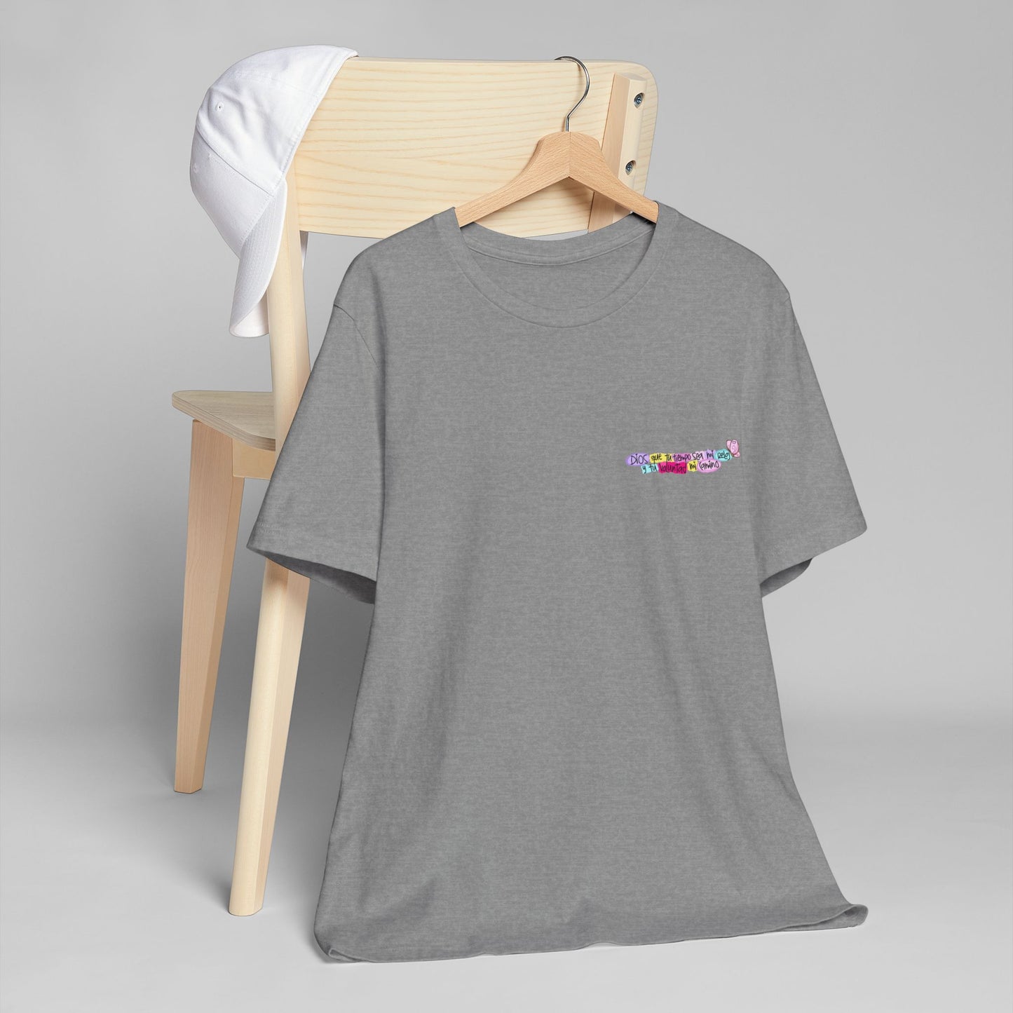 T-Shirt — Colorful Tiny Camper Graphic (Travel Van Chest Print)