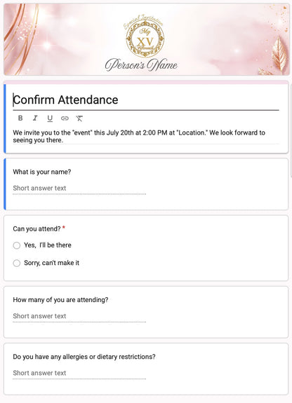 Premium Interactive Digital Invitation (PDF) – For Any Type of Event