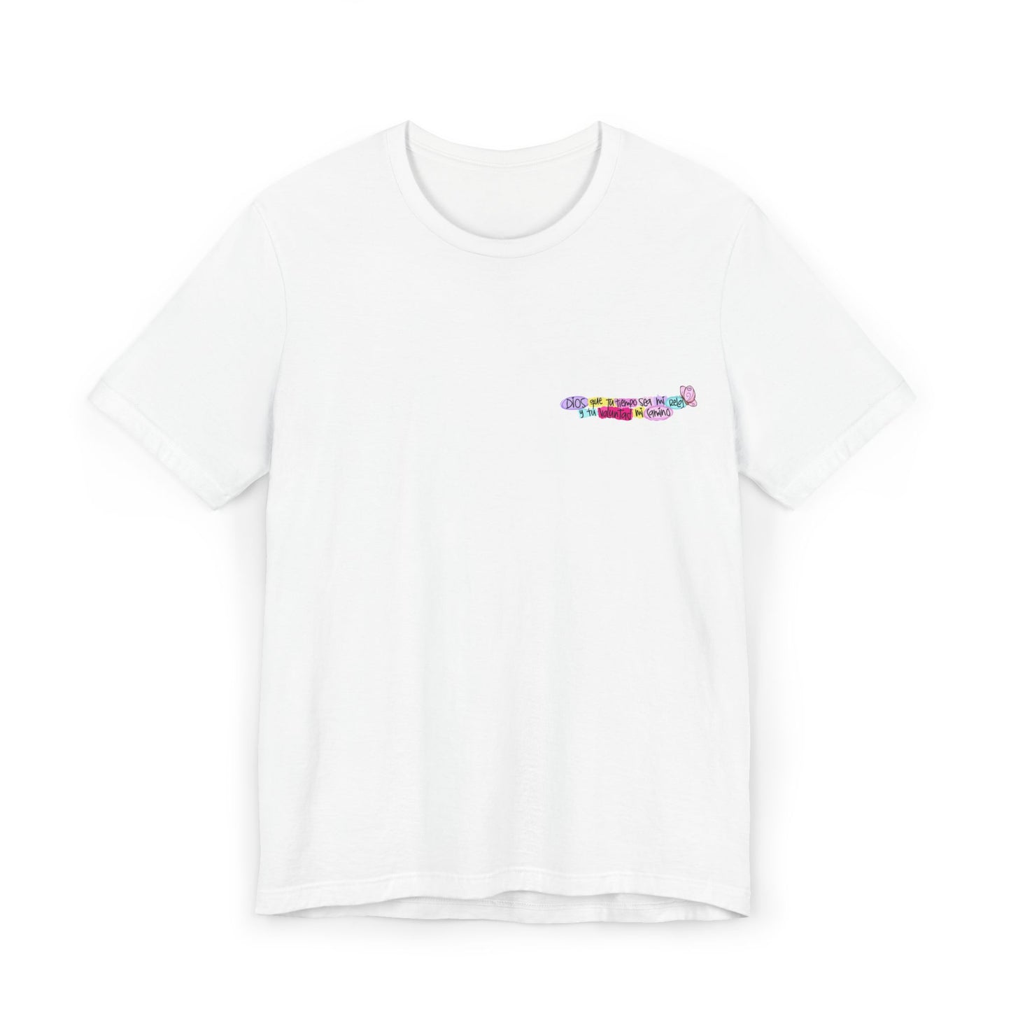 T-Shirt — Colorful Tiny Camper Graphic (Travel Van Chest Print)