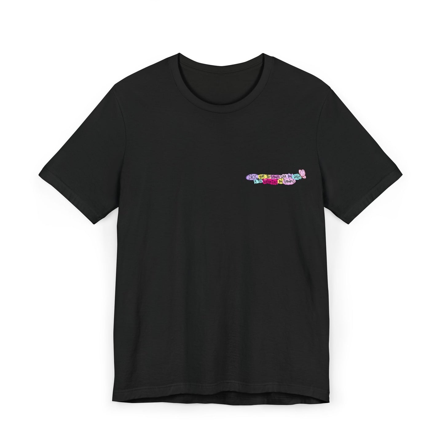 T-Shirt — Colorful Tiny Camper Graphic (Travel Van Chest Print)
