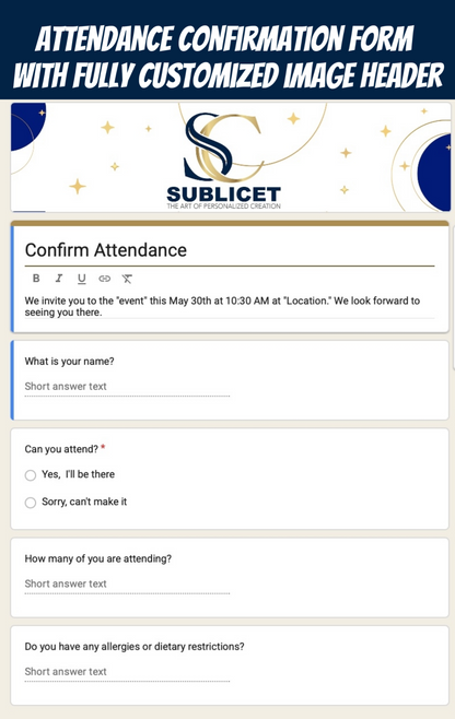 Interactive Digital Invitation