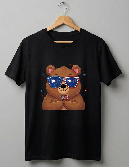 01 Custom T-Shirt – High-Definition DTF Print (July 4th)