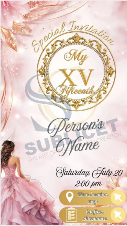 Premium Interactive Digital Invitation (PDF) – For Any Type of Event